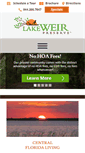 Mobile Screenshot of lakeweirliving.com